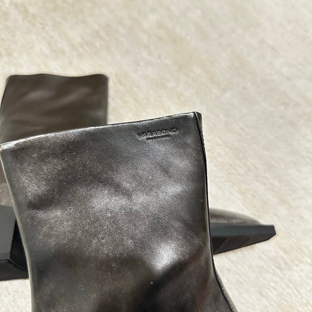 Vagabond Metallic Ankle Boots - Picture 10 of 14
